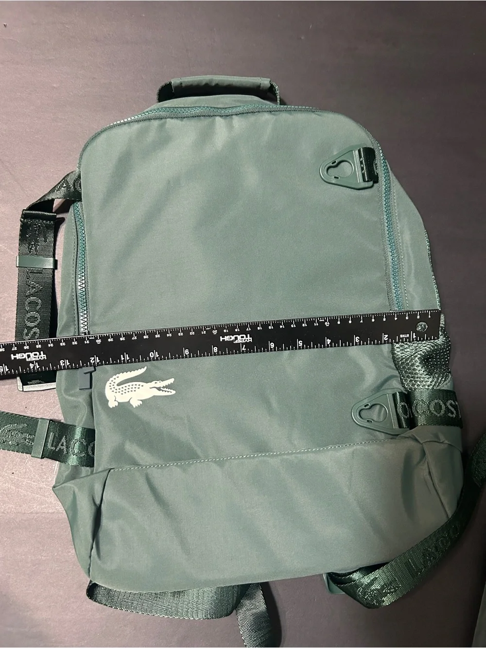 LACOSTE 2in1 100% RECYCLED BACKPACK GREEN
